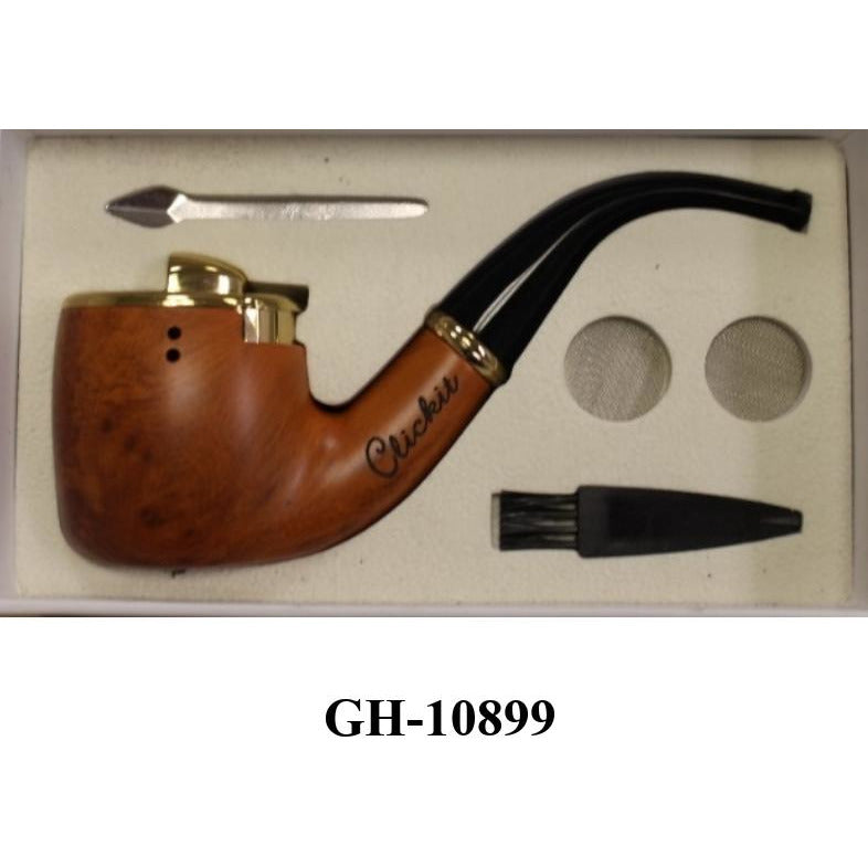 GH10899-Wooden pipe with lighter