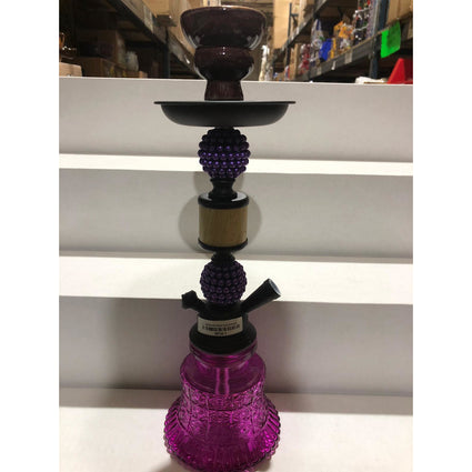 NP20 - ALUMINUM HOOKAH 18" PEARL DESIGN