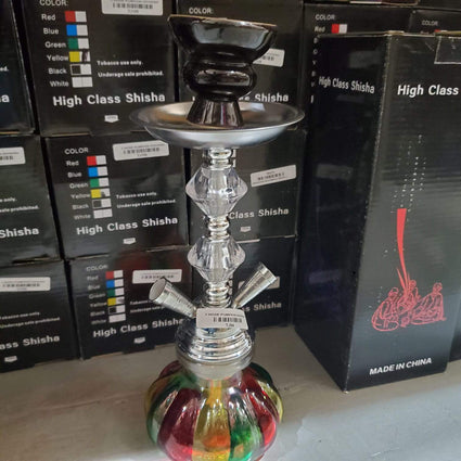 TJ84 - PUMPKIN HOOKAH RASTA " CRYSTAL TOP