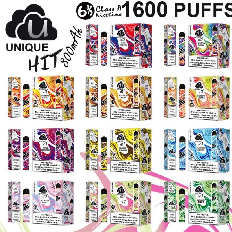 UNIQUE PLUS "HIT" - 1600PUFF Vape Wholesale Atlanta UNIQUE PLUS "HIT" - 1600PUFF Vape Wholesale Atlanta