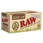 RAW Organic Hemp Natural Unrefined Rolling Paper Rolls 5 Meter Roll (1 Roll