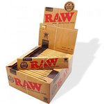 Raw Classic King Size Slim Rolling Paper Full Box of 50 Packs